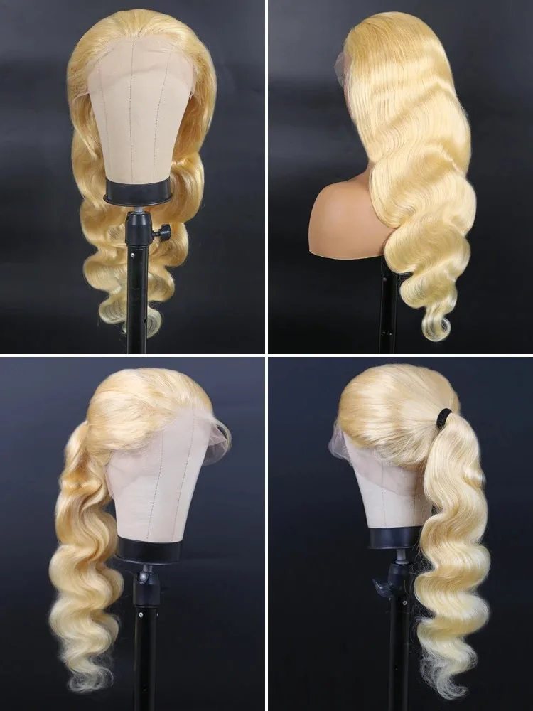 360 Lace Frontal Wig 613 Blonde 13x4 13x6 Lace Front Wig Human Hair Long Brazilian Body Wave Human Hair Wigs For Women 30 Inch