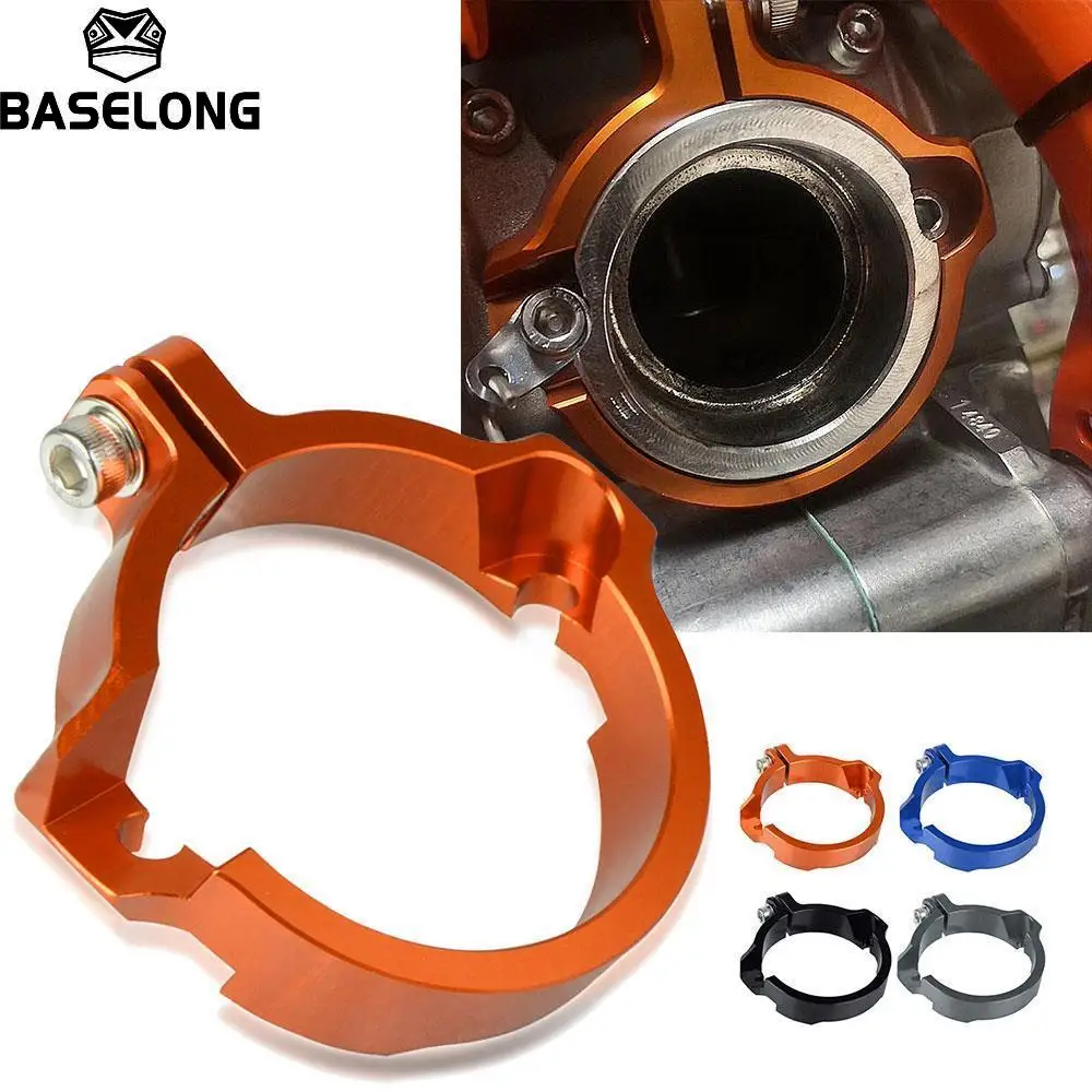 Motorcycle Exhaust Tip Muffler Pipe Clamp With Flanges For Ktm 250 300 Exc Sx Xc Xcw/Xc-W Six Days/Xc-W Tpi 2017-2022 2021 2020