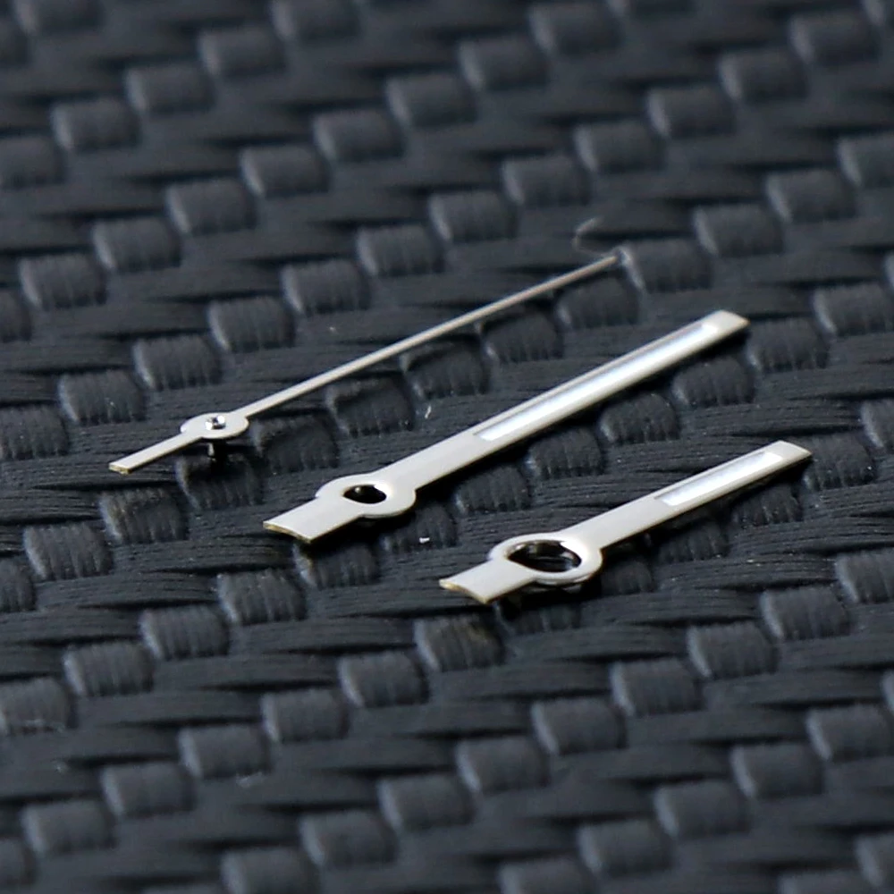 8*12*12.5mm NH35 Watch Accessories Hand for Seiko NH35 NH36 Movement Watch Needle Hands for Datejust Green Luminous Silver Gold