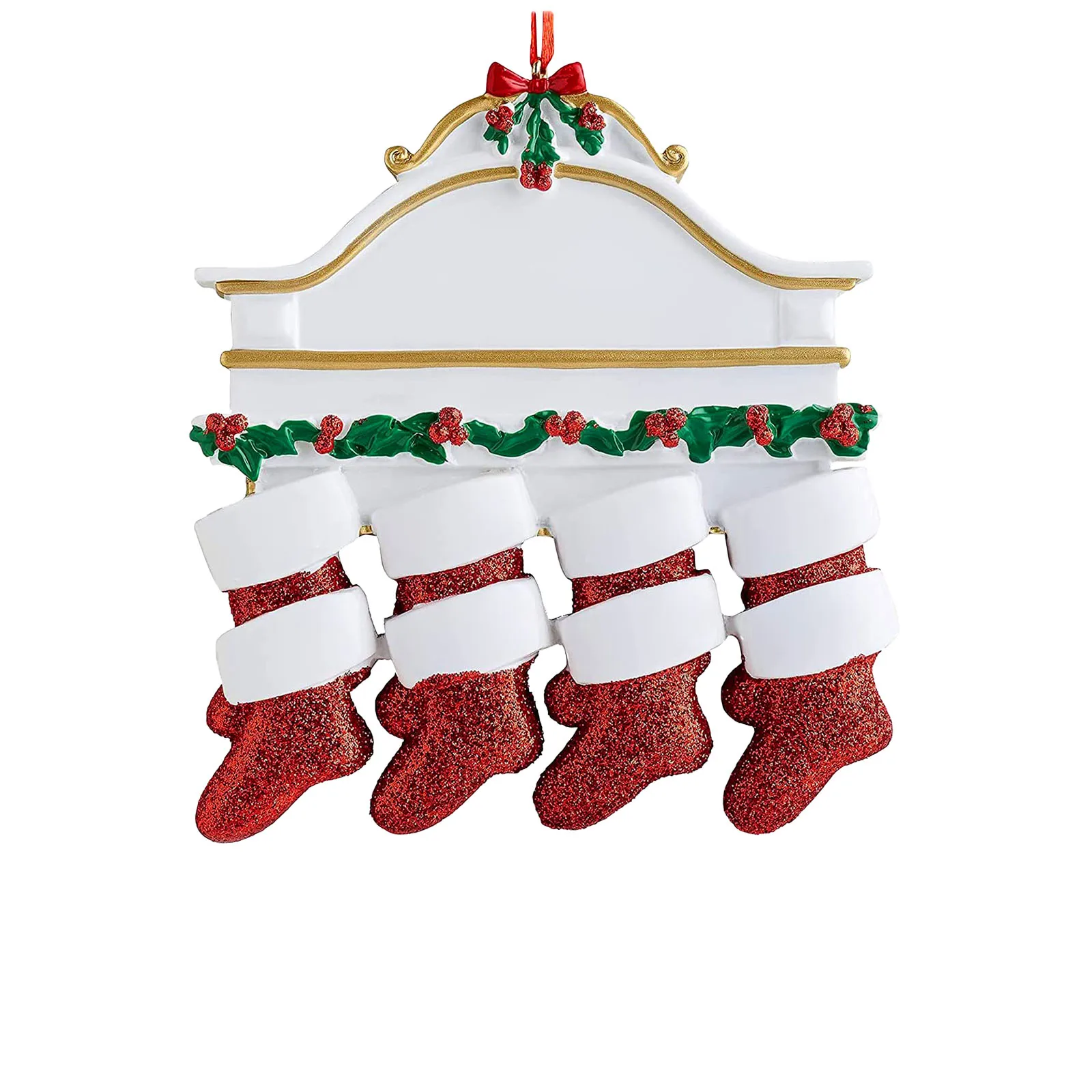 thumbnail image 1 of Adorno navideño personalizado para árbol de Navidad, para repisa de chimenea, para grupos familiares, 2021, colgante navideño, 1 of 5