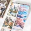 2M/Roll Landscape PET Tape Scrapbooking Junk Journal Creative Aesthetic Stationery Planner Deco Diary Stickers School Supplies 4