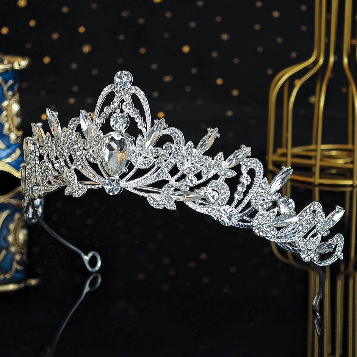 Couronne de gâteau de princesse en cristal argenté et strass, diadèmes de  mariage, fête d'anniversaire, coiffure à la mode, cadeau de demoiselle  d'honneur pour femmes - AliExpress, image size:1200x1200