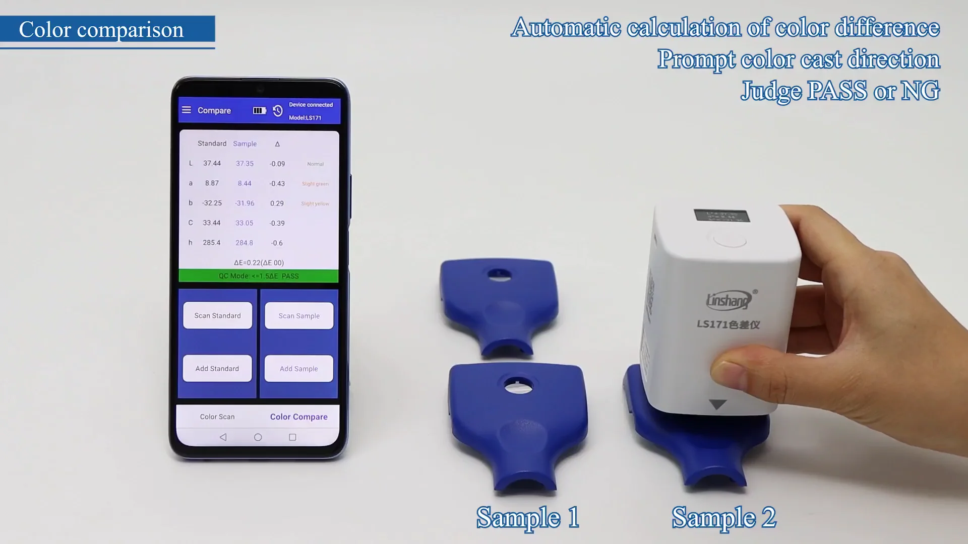 

Linshang LS171 color analyzer color comparator color comparison meter