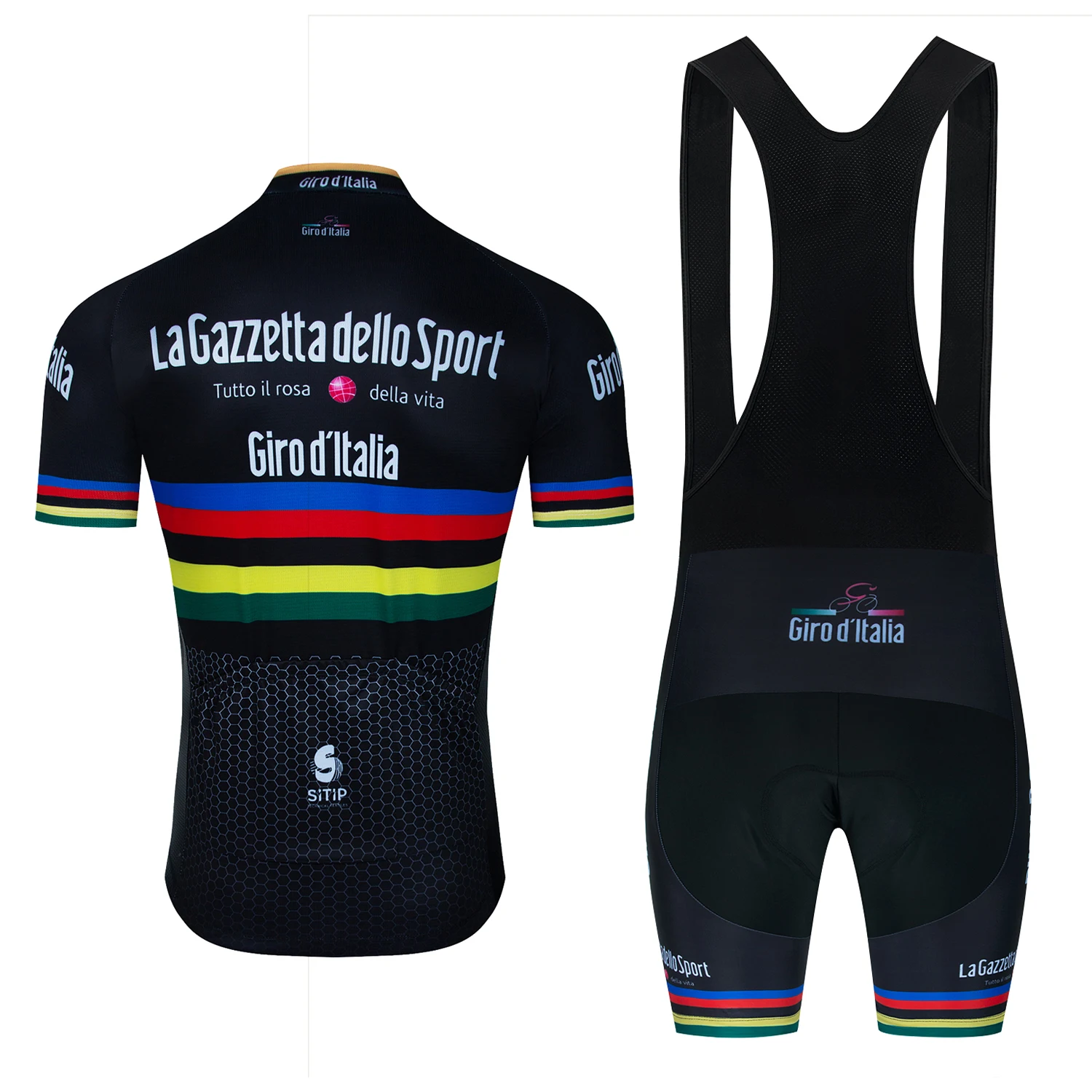 Tour Of Italy Men's Cycling Jersey Sets Bicycle Short Sleeve Cycling Clothing Bike Maillot Breathable Jersey Bib Shorts cycling jersey set