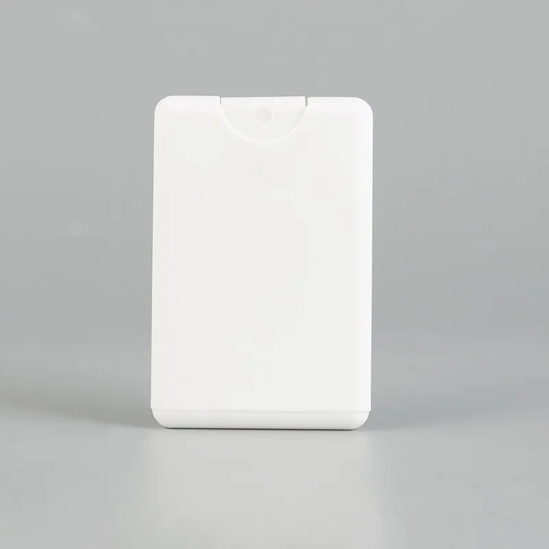 20ML Card Shape Perfumes Spray Refillable Empty Bottle Flat Type Fine Mist Atomizer Makeup Tool DH45
