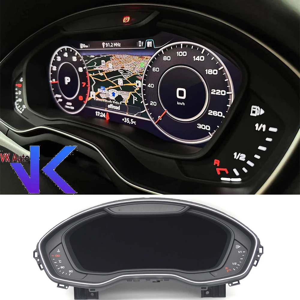 Per Audi A4 A5 Q5 Lcd Instrument Cluster Virtual Cockpit Hybrid Instrument Cluster Aid Vc Ghost 8 W5 920 890 E 8W5920890E