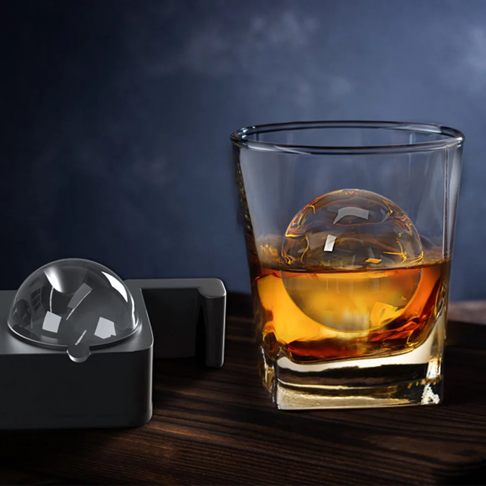 

Силиконовая форма для льда, быстрозамороженный шарик для льда, домашняя льдогенератор, без пузырьков, полностью прозрачная коробка для льда