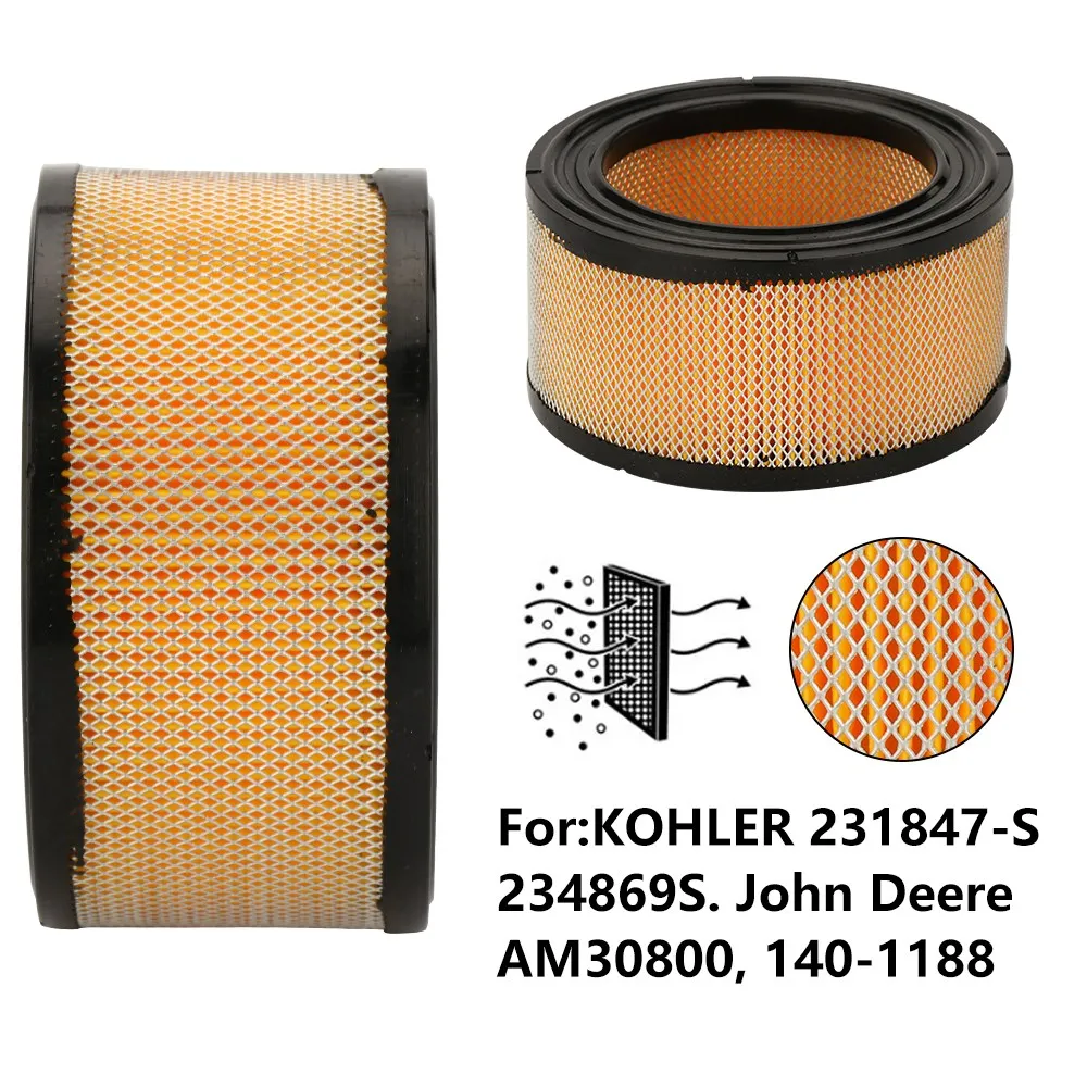 CMCP Air Filter Replacement For KOHLER 231847-S 234869S For John Deere AM30800 140-1188 Garden Tool Filter Cleaner