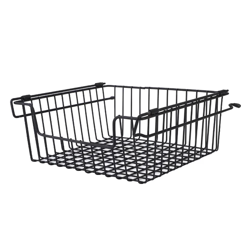 

HOT SALE Multifunctional Wire Storage Baskets Hanging Large Wrought Iron Cabinets House Organizing Utensils Fruit Wire Basket