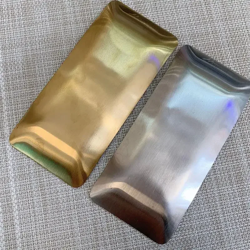 Jewelry Storage Tray Stainless Steel Towel Plate Salad Cosmetics Decorative Gold Dessert Fruit Dinner Dish