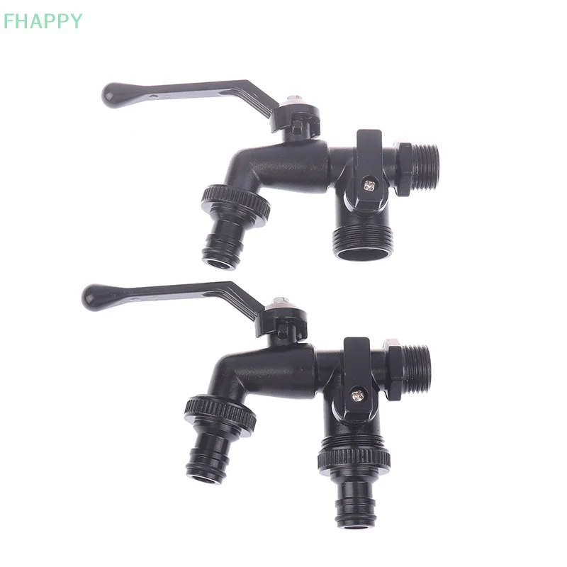 Outdoor Garden Anti-Freeze Bibcocks With Dual Outlet 1/2 Inch Outdoor Hose Faucet Garden Water Tap Faucet