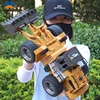 Huina 1532 RC Tractor Shovel Toy Rc Forklift Truck 1:18 Engineering Car Toy Toys for Children Boy Toys Bulldozer Tractor Model 1