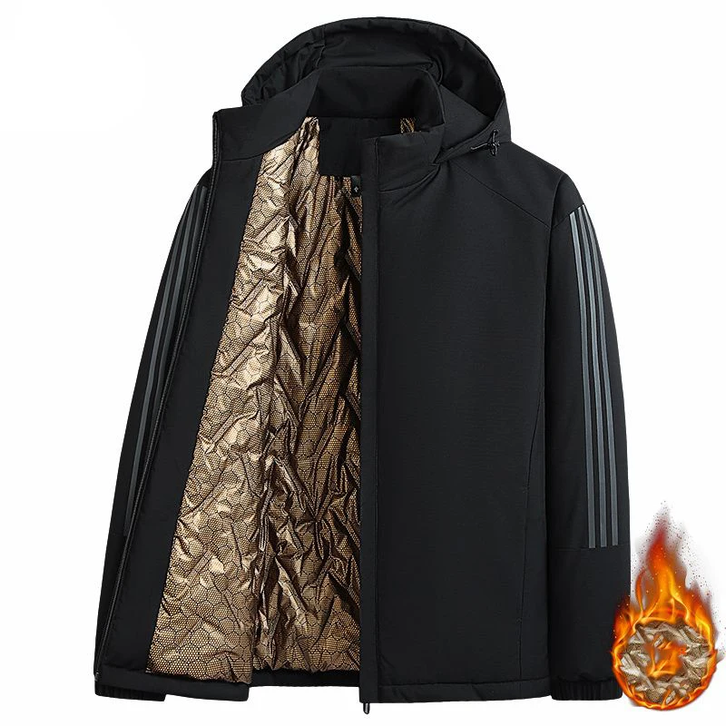 Spring Graphene Men's Coat Winter New Thickened Warm Cotton-padded Jacket Windproof Waterproof Interchange Outdoor Jackets