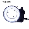 Adjustable Black or White LED Ring Light Illuminator Lamp For Industry Stereo Video Camera Trinocular Microscope Lens Magnifier 1