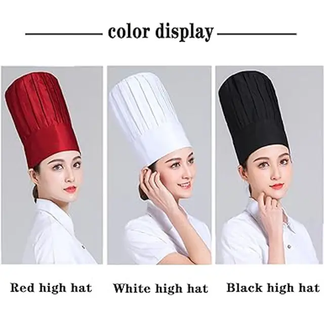 Cappello Da Chef In Poliestere - Regolabile, Traspirante E Lavabile - Per Cucina Professionale - Foto 5
