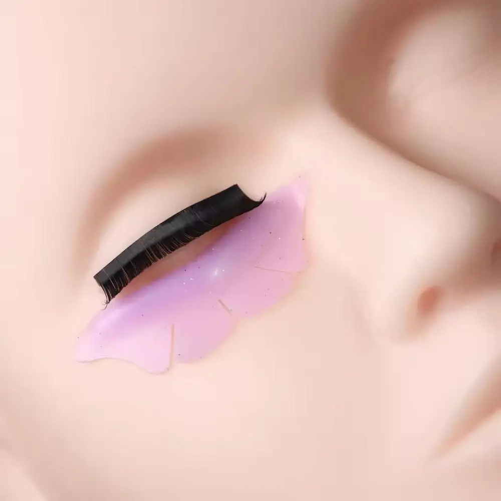 실리콘 속눈썹 펌 패드 모양의 속눈썹 연장 리프팅 패드 재사용 가능한 글리터 속눈썹 쉬임 여성 메이크업 도구