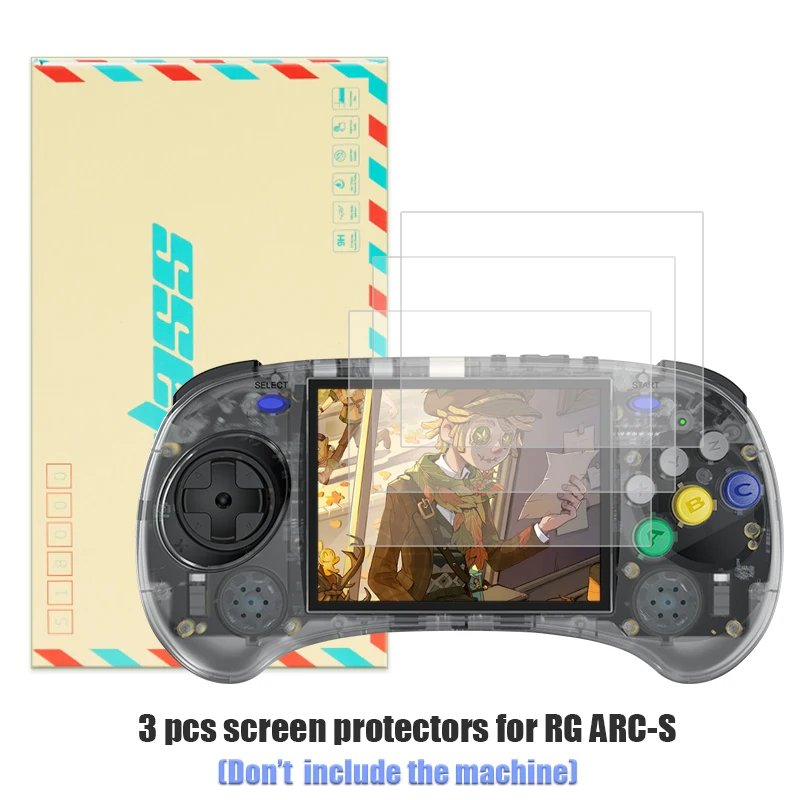 ANBERNIC RG35XX sp クリアカラー 画面フィルム貼り付け済 中華ゲーム機「ANBERNIC RG35XXSP 新色クリアカラー」レビュー