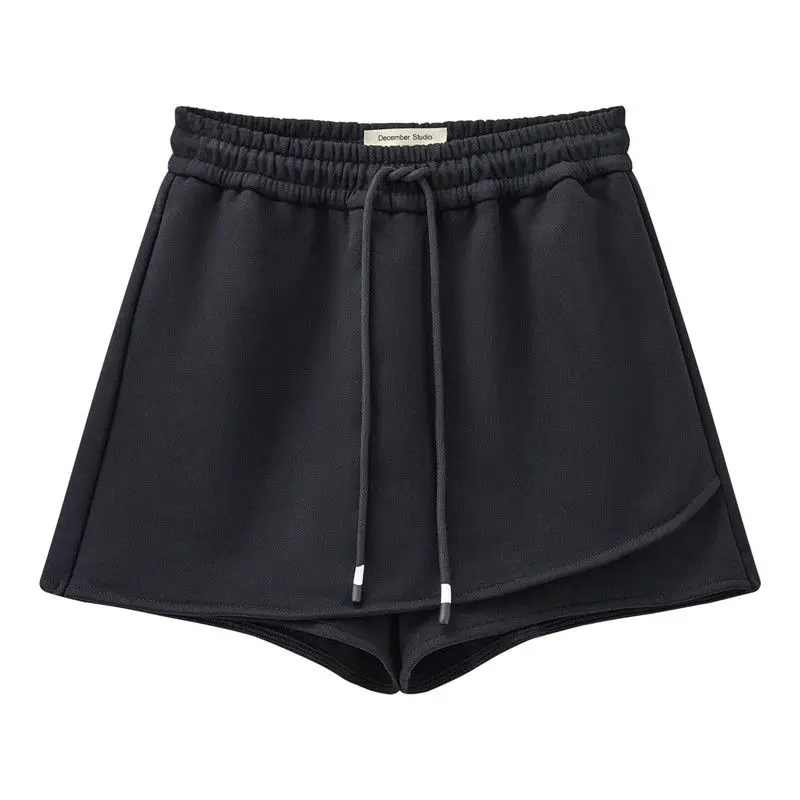 Shorts Women's Summer Loose Korean High Waist Sports Leisure Wide Legs 2024 New Home  Sleepwear Trend