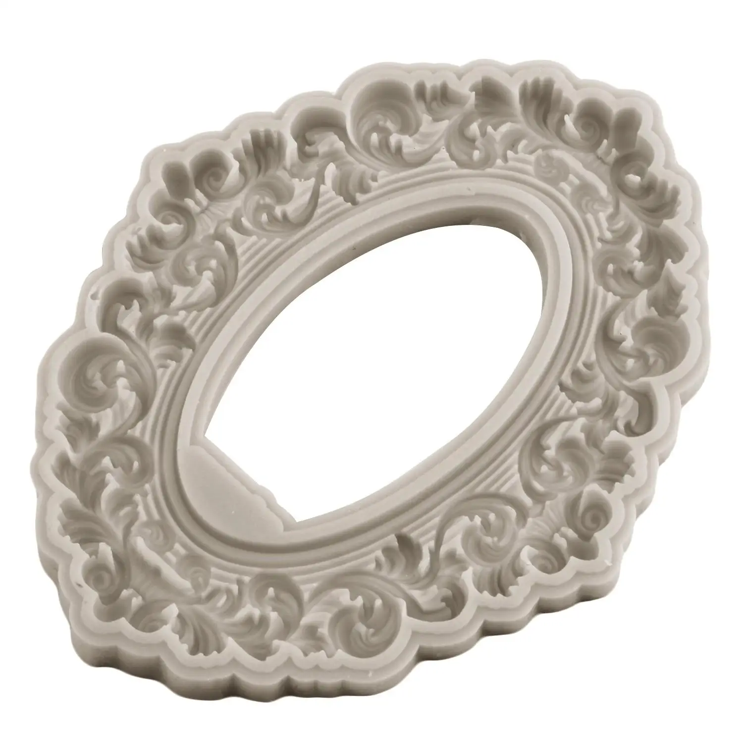 Juland 6 PC Silicone Stapo Per Torta Fondente Stile Barocco Cornici - Foto 5