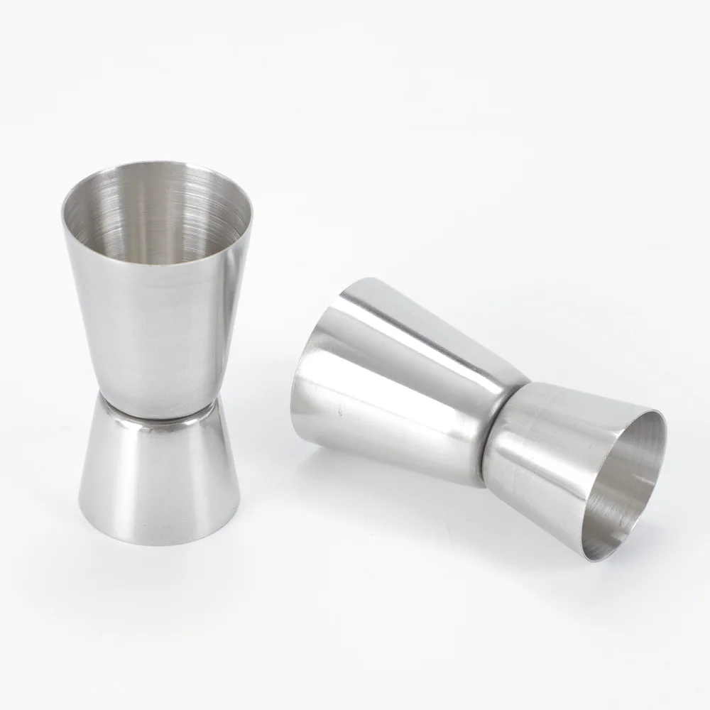Description Picture 3 of itemStainless Steel Cocktail Shaker Measure Cup Dual Shot Drink Spirit Measure Jigger Kitchen Bar Party Drinks DIY Tools