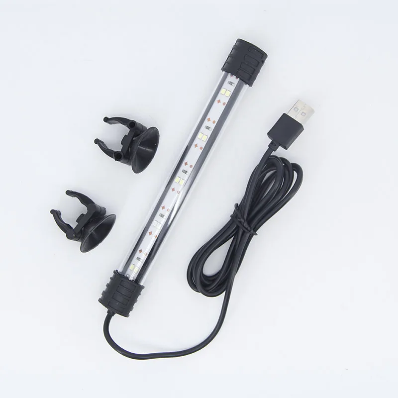 USB 5v Submersible blue white LED Aquarium Light 17cm 27cm 37cm Fish plant grow light underwater for Tank Lighting Bar lamp aquarium light aquarium lamp
