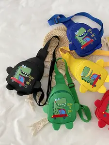 Милые детские сумки с мультипликационным динозавром, детские сумки для дошкольного возраста, рюкзак для путешествий для мальчиков и девоче...