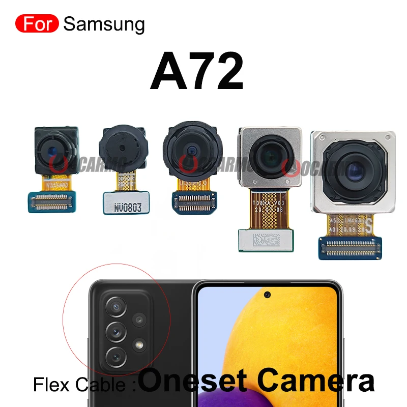 For Samsung Galaxy A52 A72 Front Camera Telephoto Macro Rear Wide