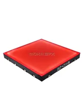  LED Dancing Floor Stage Lighting Effect 50cm RGB 3in1 Light Up Floor Magnet Dance Floor for Wedding  Party Event LED Floor Panel 