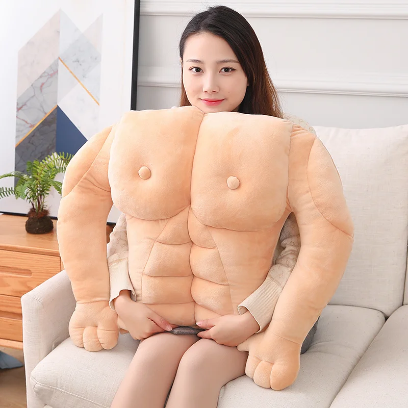 New 70cm Creative Simulation Muscle Boyfriend Pillow Pillow To Sleep Human Arm Arm Pillow To Send Girl Boyfriend