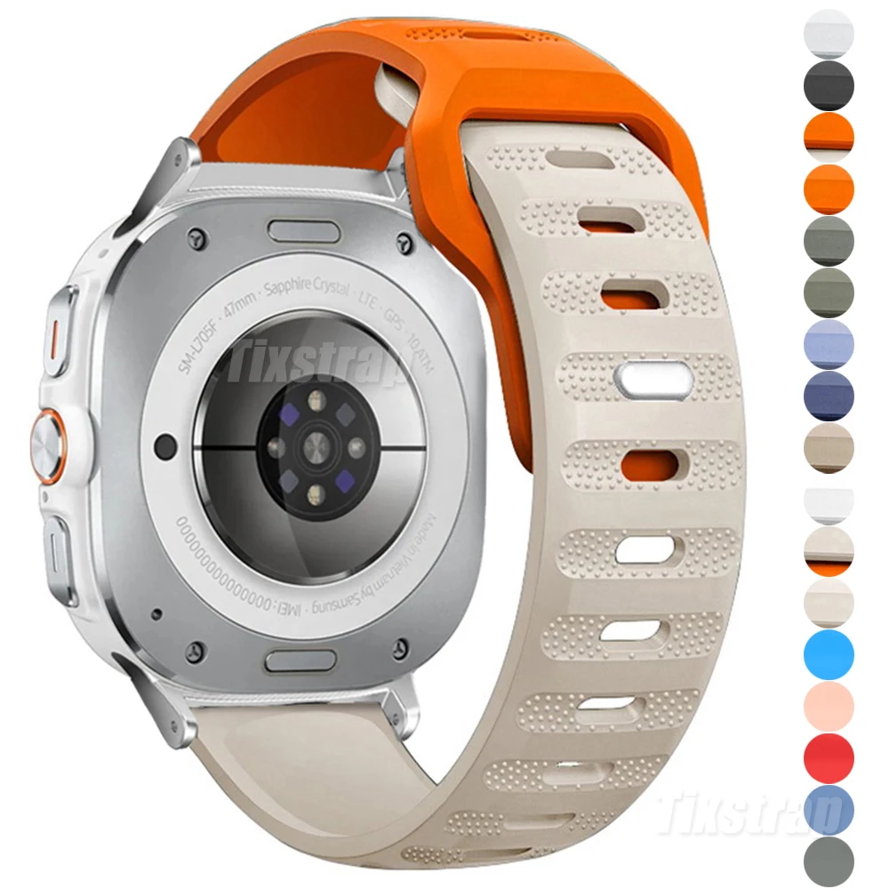 Sport Strap Silicone Bracelet for Smartwatch 47mm Wristband