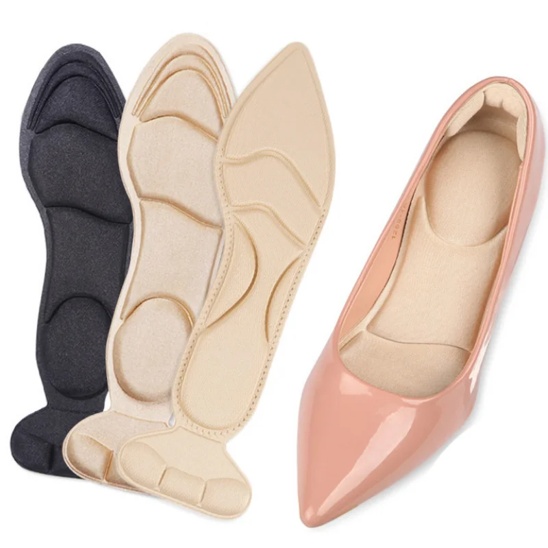 2/4pcs Women Memory Foam Shoe Insoles Anti-slip