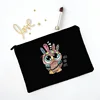 Cartoon Owl Print Print Makeup Bag Travel Neceser Toiletry Organizer Pouch Female Canvas Zipper Cosmetic Bags Best Gift 3