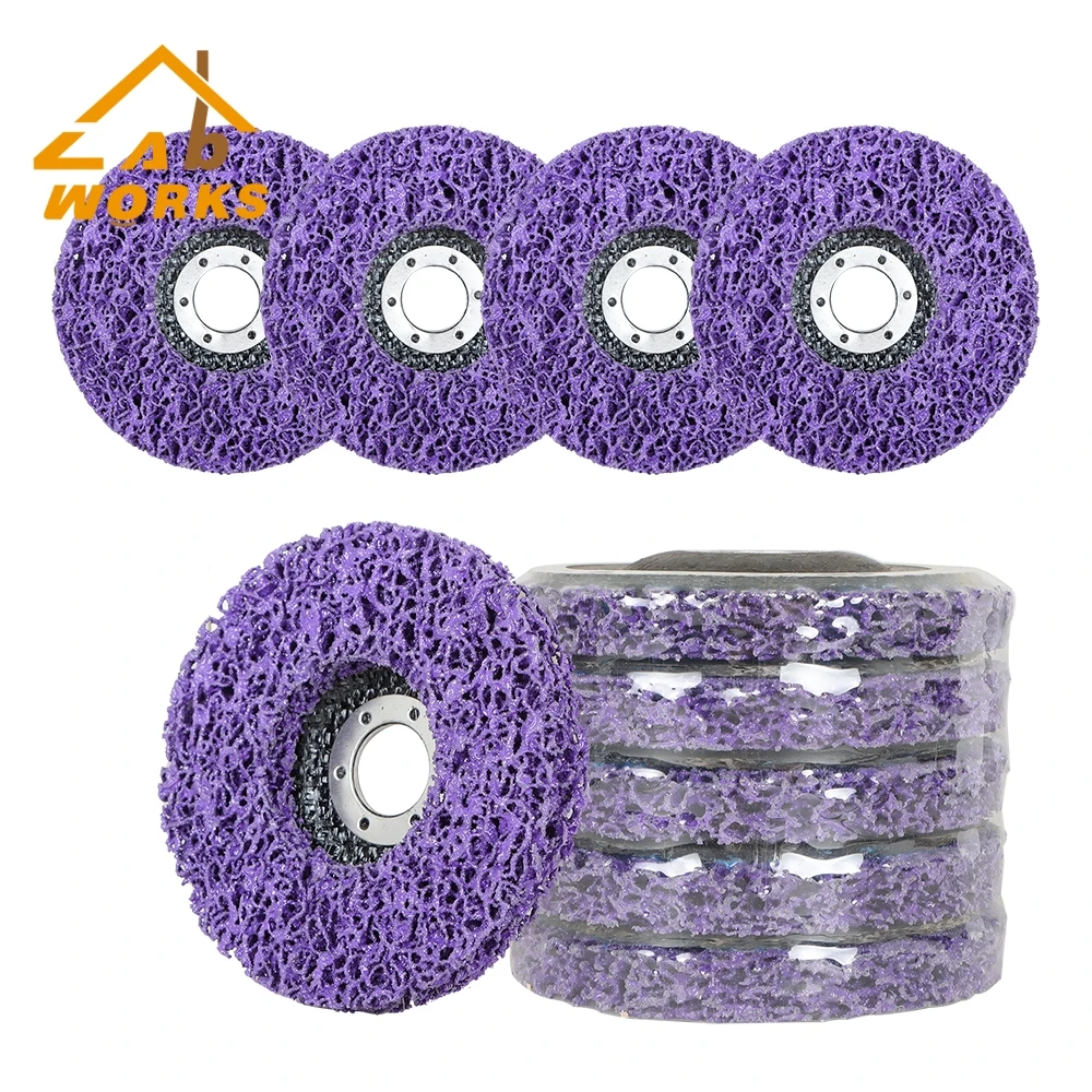 

4-1/2"x7/8" Strip Discs Stripping Wheel For Angle Grinders Remove Scaling 10Pcs