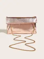Women's Sparkle Evening Bags Envelope Clutches Shoulder Chain Handbag Bridal Wedding Purse Roll Top Clutch Bag - Image 2