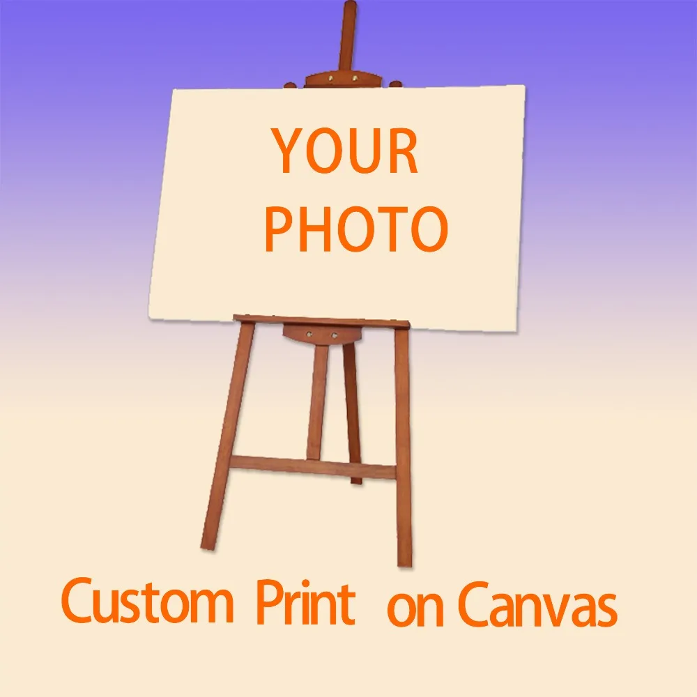 

NUOMEGE Custom Print Photo Spray Painting Print On Silk Canvas Printing Wall Pictures Customized for Your Home Decor