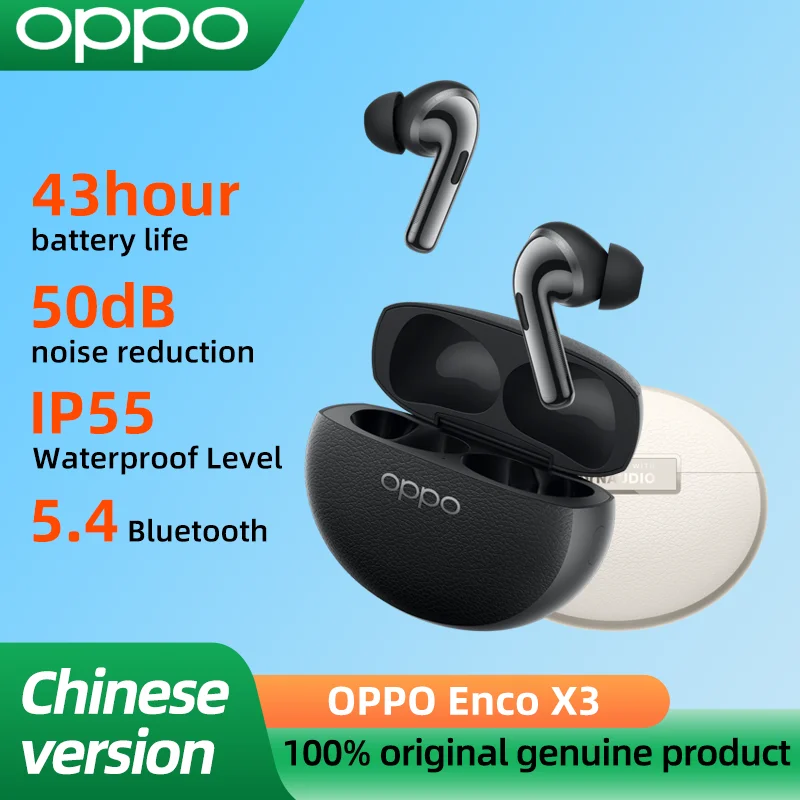 Original OPPO Enco X3 Bluetooth 5.4 50dB Active Noise Reduction