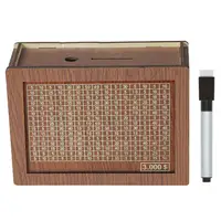 Wooden Money Box for Cash Retro Money Saving Bank Money Saving Box with Counter Cash Vault Savings Box Cash Saver Money Box 1