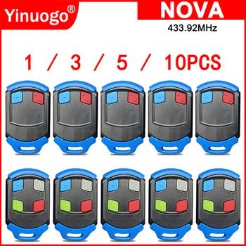 NOVA 전기 게이트 차고 문짝 리모컨, R5 R3, A10, D10, D5, D2, 밴티지 400 500, 벡터 400 500, Vert-X 300, 433.92MHz