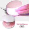 LULAA Mini Shell Uv Led Lamp Uv Light For Gel Nails Salon Equipment Cabin Uv Led Nail Gel Polish Drying Lamp Cured Dryer 1