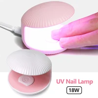 LULAA Mini Shell Uv Led Lamp Uv Light For Gel Nails Salon Equipment Cabin Uv Led Nail Gel Polish Drying Lamp Cured Dryer 1