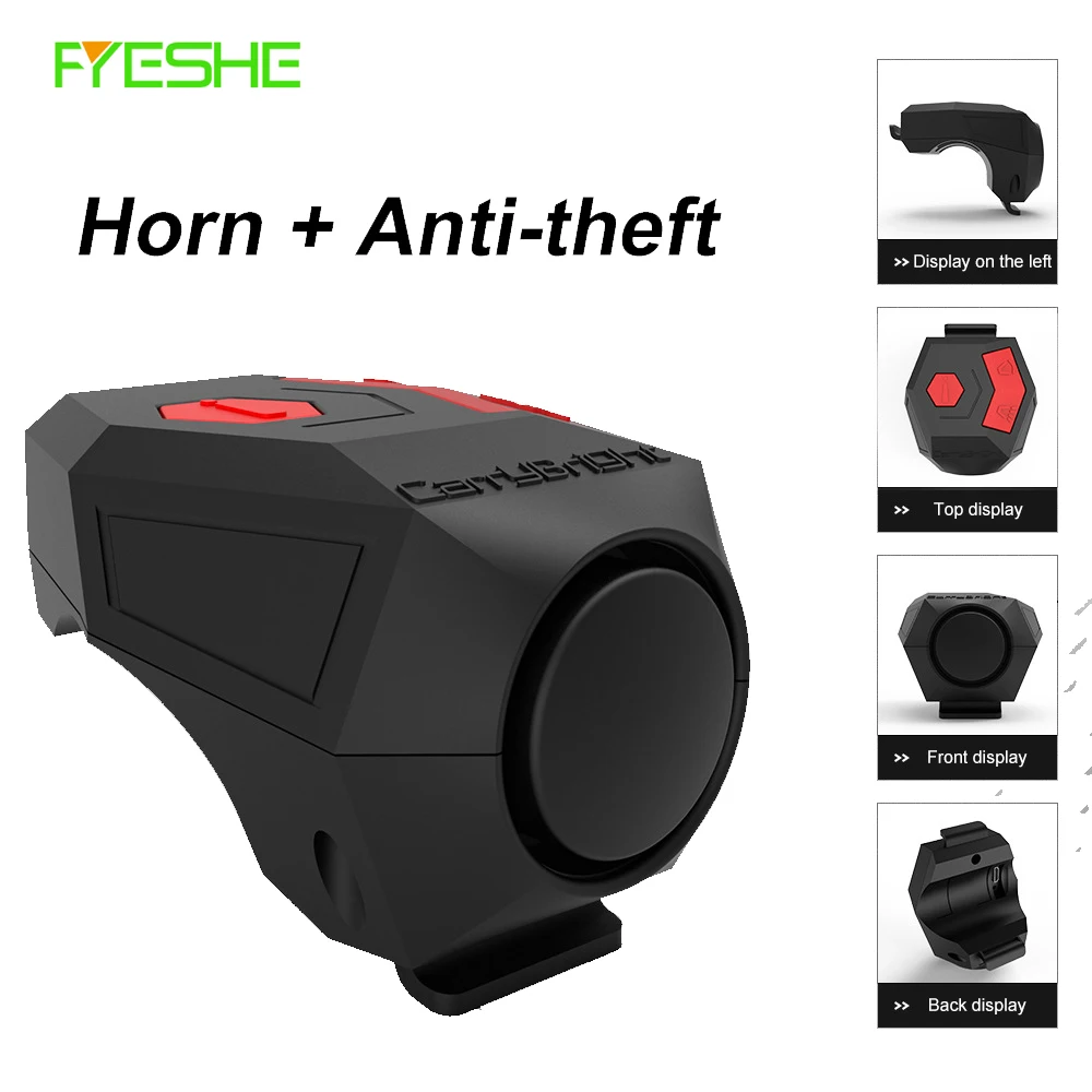 Rechargeable Electronic Bike Bell Rechargeable Scooter Alarm Bike