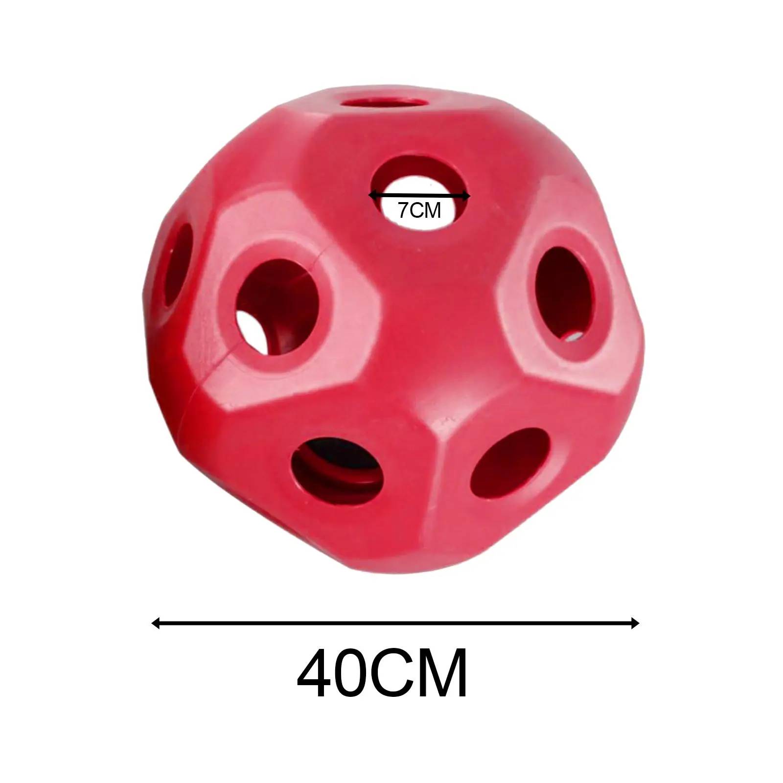 Funny 15.7" Horse Treat Ball Treat Feeder Slow feed Hay Ball Multipurpose Feeder 6