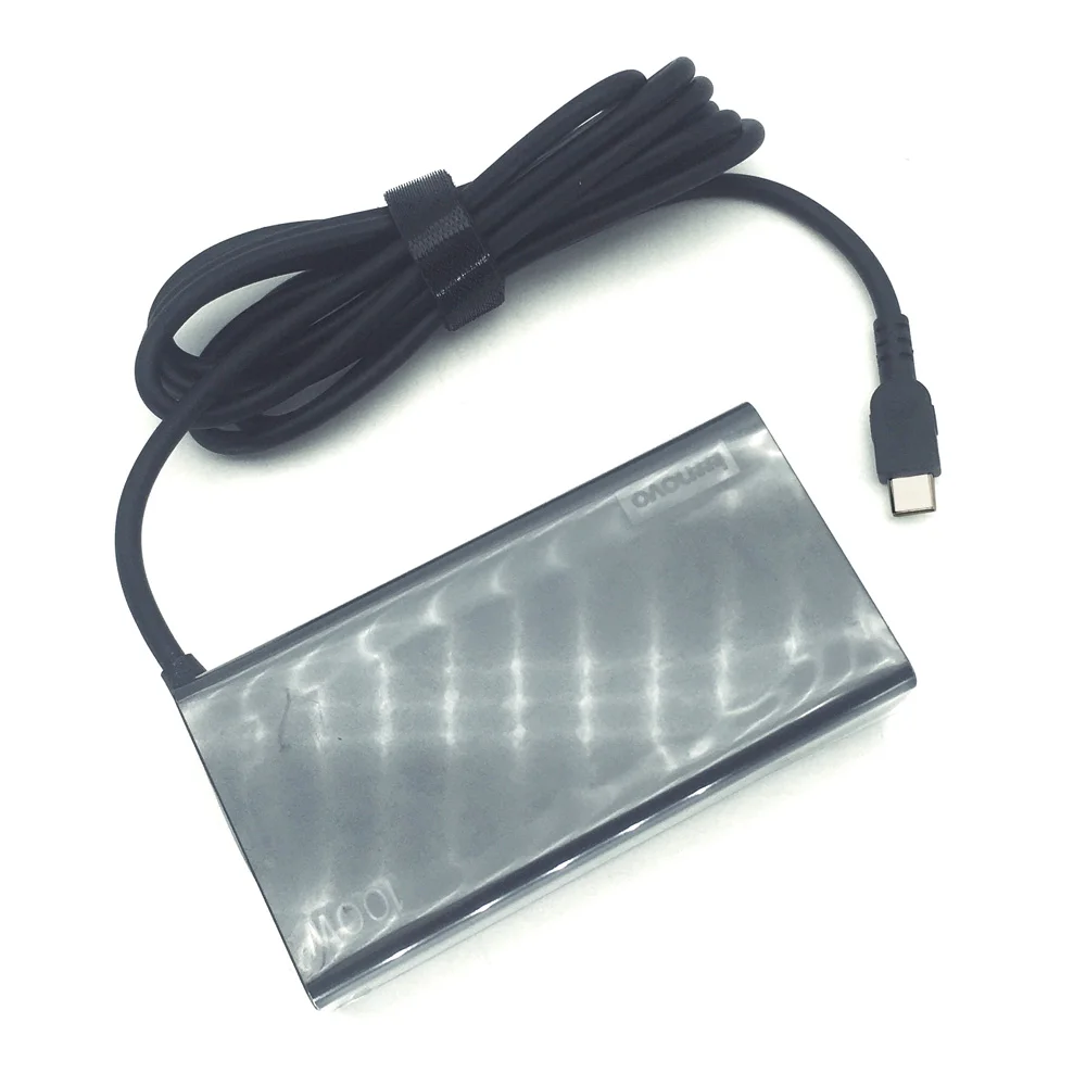  어댑터 충전기 100W 타입 C 20V 5A 레노버 씽크북 14 16 14p P16s T16 T15 E16 E14 L15 노트북용 전원 공급 장치
