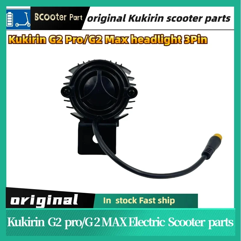 Fututech LED Phare Avant pour Kukirin G2 Pro G2 ProDB G2 Max Eclairage pour Scooters Electriques Lumières pour Trottinette Accessoires Pièces de Rechange