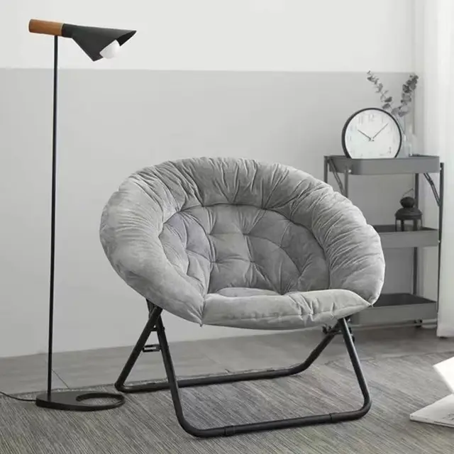 Cozy Chair Round Chair Kids Folding Saucer Chair Oversized Moon