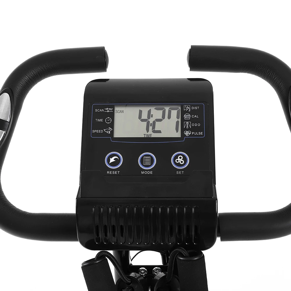 Exercise Bike Stationary Bike Foldable Magnetic Upright Recumbent Portable Fitness