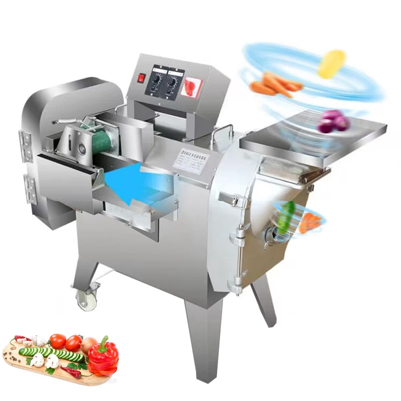 

Commercial Vegetable Cutter Machine for Potato Shredding Slicing Dicing Cutting Machine Electric Onion Slicer Machine