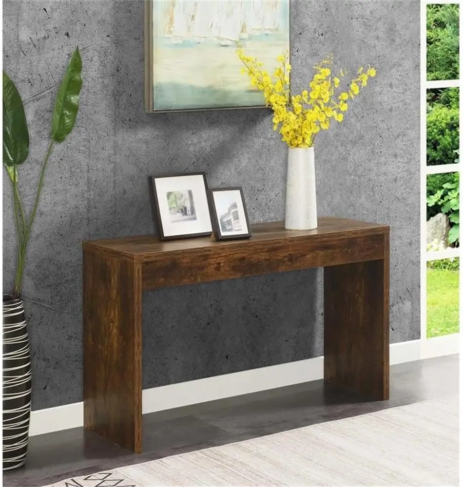 Northfield Console Table 48" - Modern Living Room Sofa Table, Contemporary Entryway Hall Table, Foyer Display Table, Barnwood