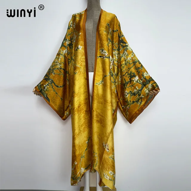 Europe WINYI new tunic bikini sweet lady pink boho Cardigan stitch Cocktail sexcy Boho Maxi Holiday Batwing Sleeve KIMONO mujer 41