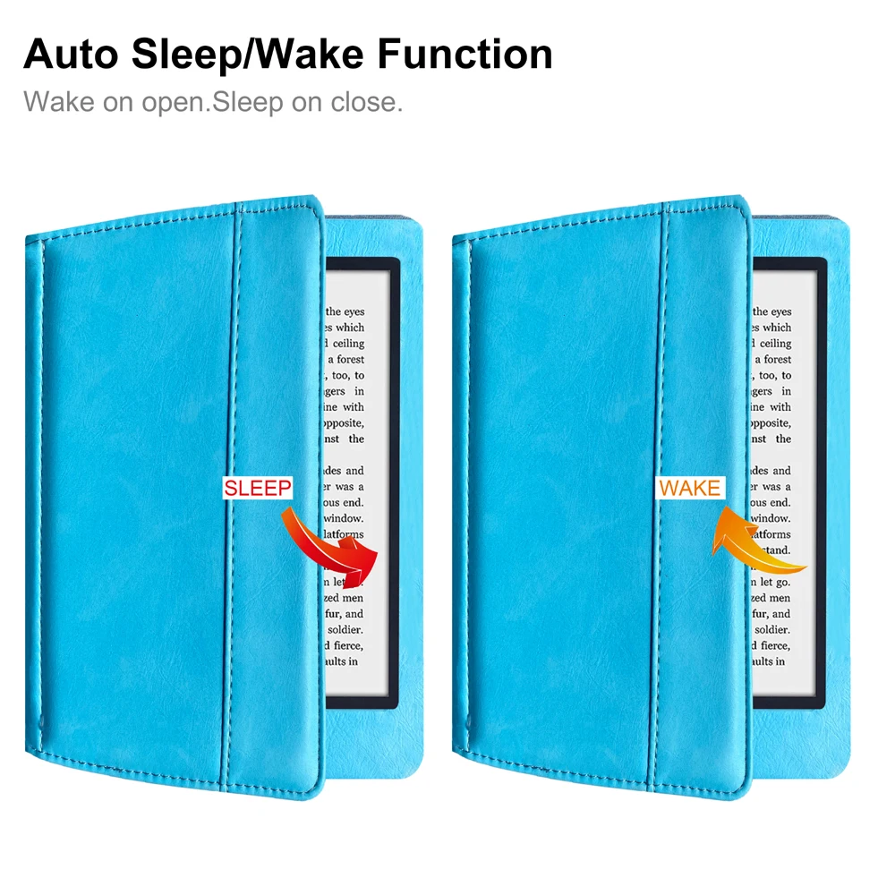 Flip Case for Kobo Glo ebook Reader Leather Cover Model N613 Protective Case with Magnet Closure Auto Sleep Gift Screen Film ereader case ereader cover